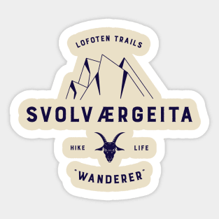 Lofoten Trails "SVOLVÆRGEITA" Sticker